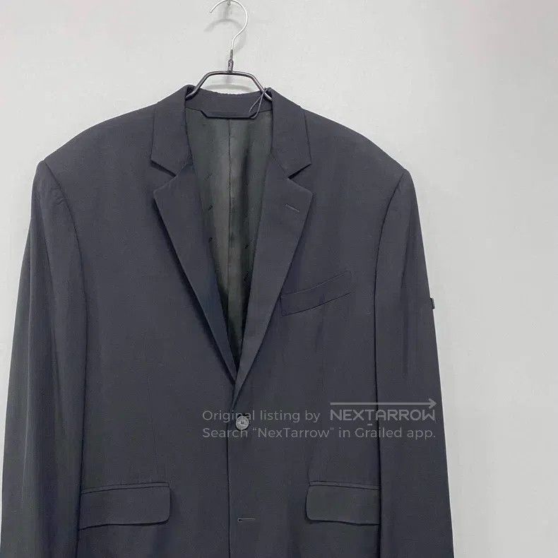 Balenciaga Balenciaga Black Sleeve Badge Logo Suit Jacket Size XXS / US 00 / IT 34 - 1 Thumbnail