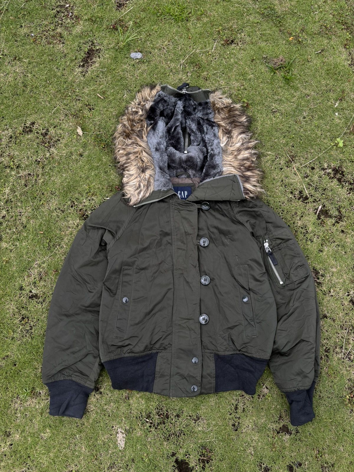 If Six Was Nine If six was nine gap n2b fur jacket Size US S / EU 44-46 / 1 - 1 Thumbnail