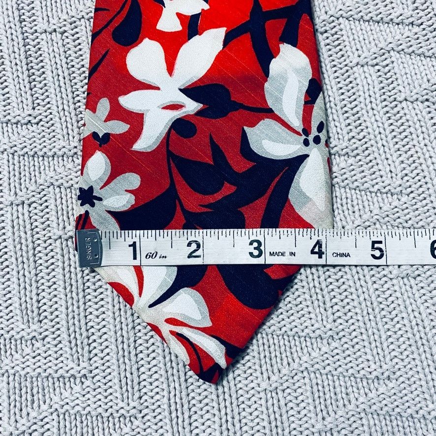 Vintage Vintage red Hawaiian tie Size ONE SIZE - 5 Thumbnail