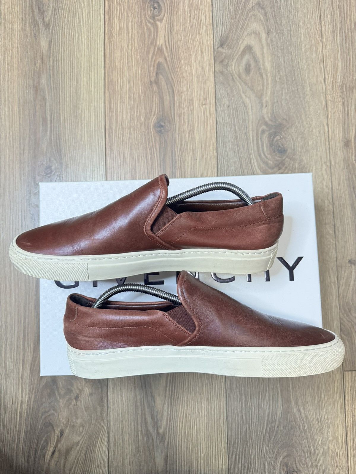 Common Projects × Designer Common Projects Slip On Leather Bordeaux Size US 8.5 / EU 41-42 - 5 Thumbnail