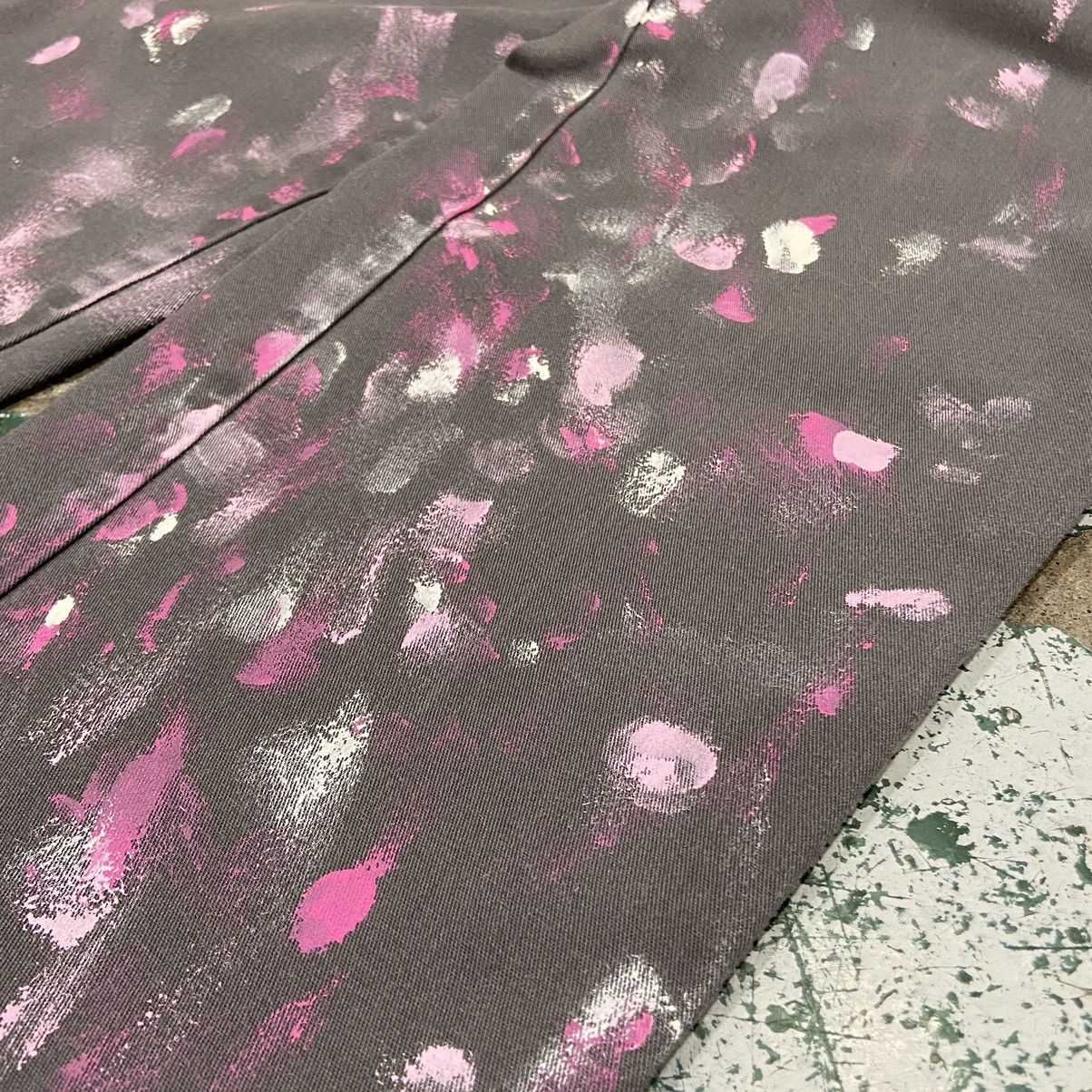 Vintage Vintage Paint Splatter Grey Work Pants Size 27" / US 4 / IT 40 - 6 Thumbnail