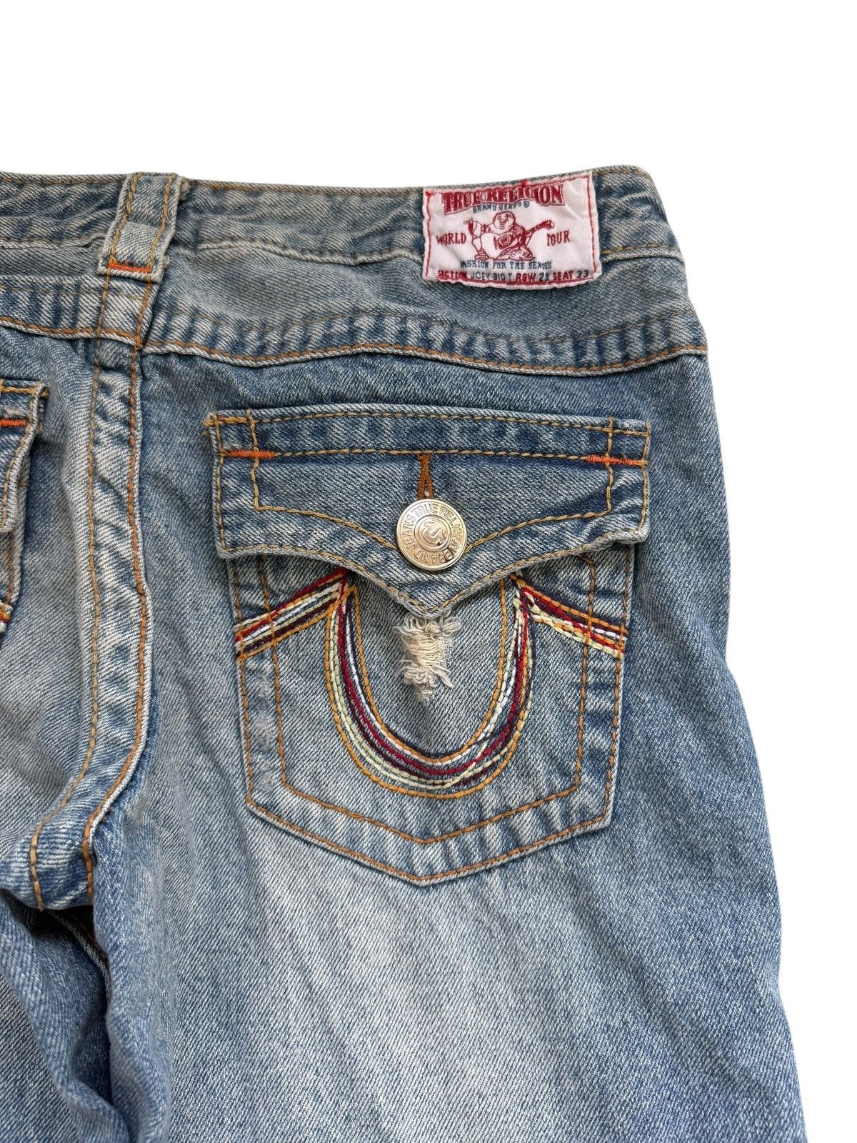 True Religion True Religion Washed Faded Flared Bootcut Jeans Joey Big T Size 28" / US 6 / IT 42 - 5 Thumbnail