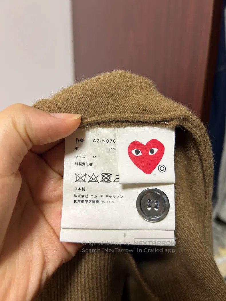 Comme des Garcons Comme Des Garcons Camel Knit Cardigan Size M / US 6-8 / IT 42-44 - 4 Thumbnail