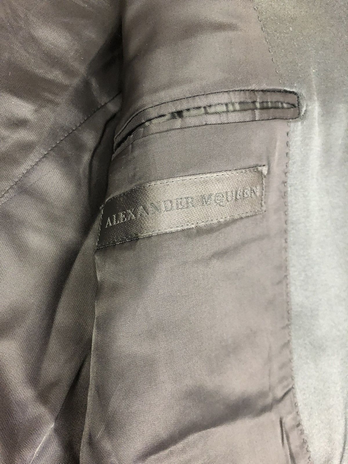 Alexander McQueen Rare 2006 blazer with feather embroidery Size 40R - 5 Thumbnail