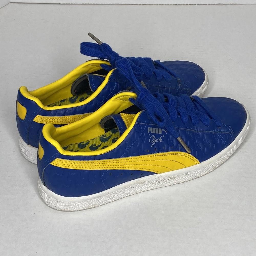 Puma Puma Clyde in Blue and Dandelion Yellow, 5.5 Size US 5.5 / EU 38 - 9 Thumbnail