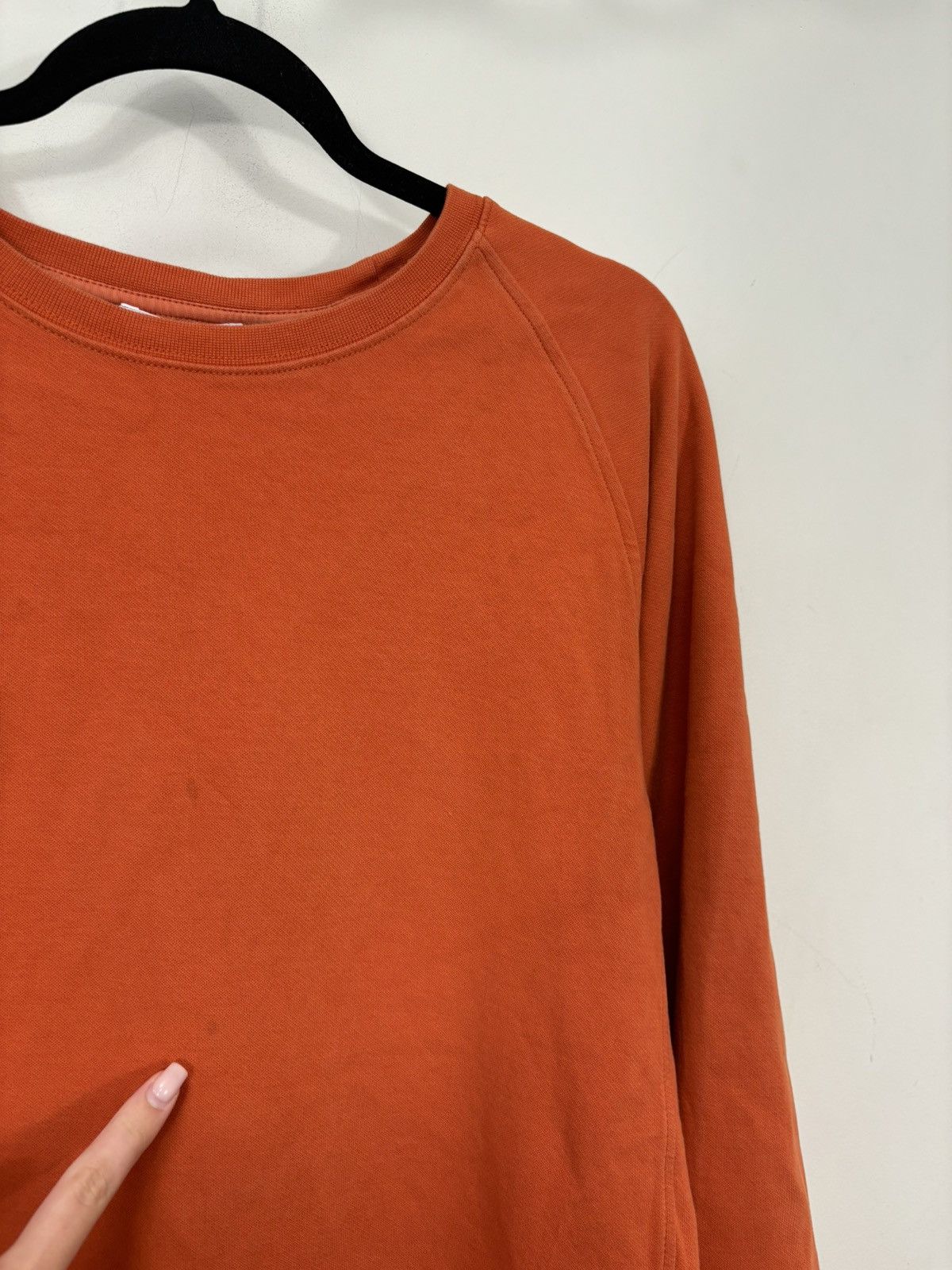 Norse Projects Norse Projects Men’s Vorm Summer Interlock Orange Sweatshirt Size US XL / EU 56 / 4 - 5 Thumbnail