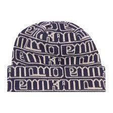 Punk and Yo PUNK&YO Limited Font Beanie Navy Size ONE SIZE - 1 Thumbnail