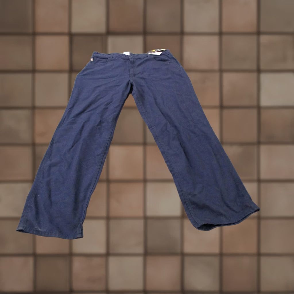 Carhartt Carhartt Pants Mens 42 X 34 Blue Original Fit Cat 2 Flame Resistant Jeans NEW Size US 42 / EU 58 - 1 Thumbnail