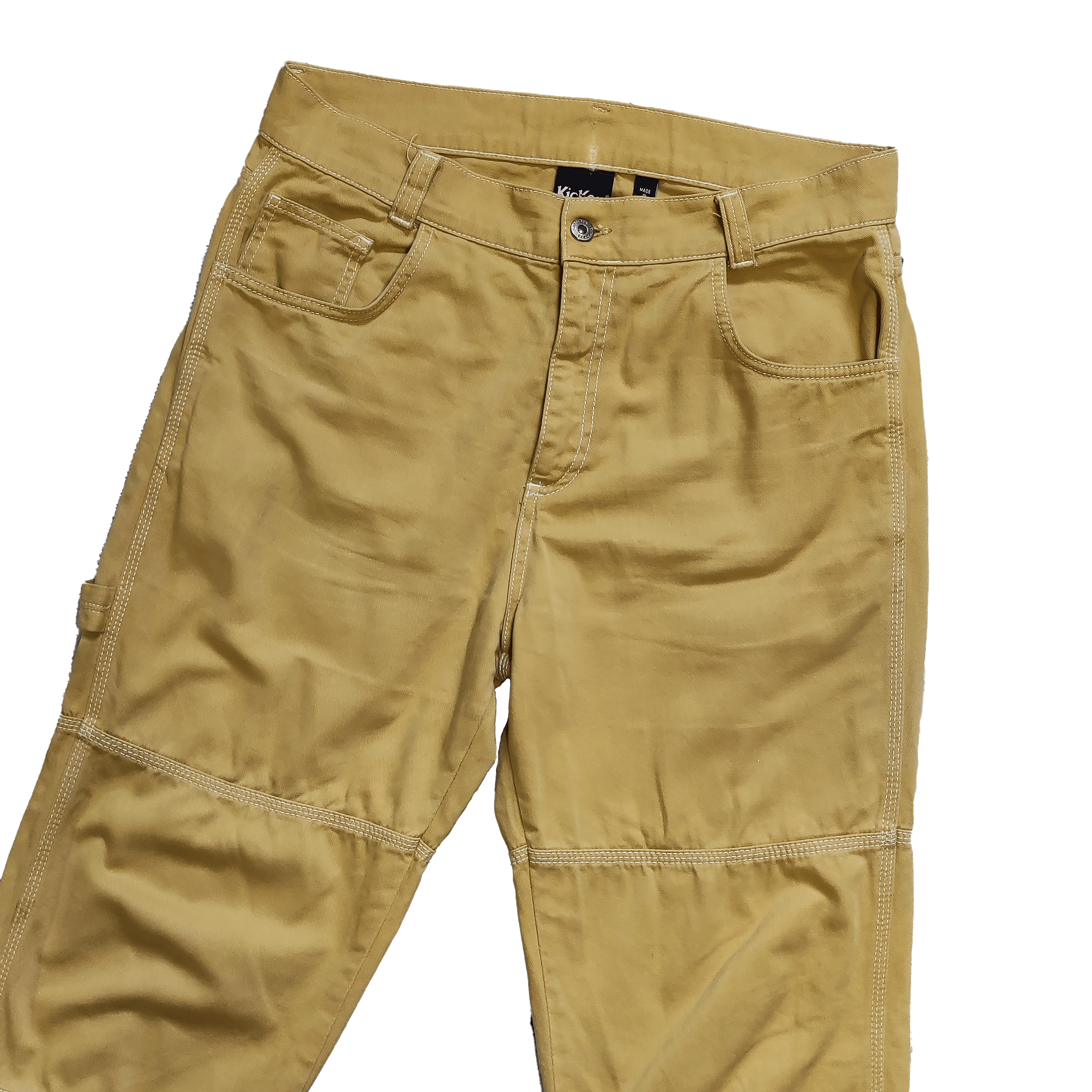 Kickers Kickers Rare Casual Pants Size 32 Cargo Streetwear Big Logo Size US 32 / EU 48 - 3 Thumbnail