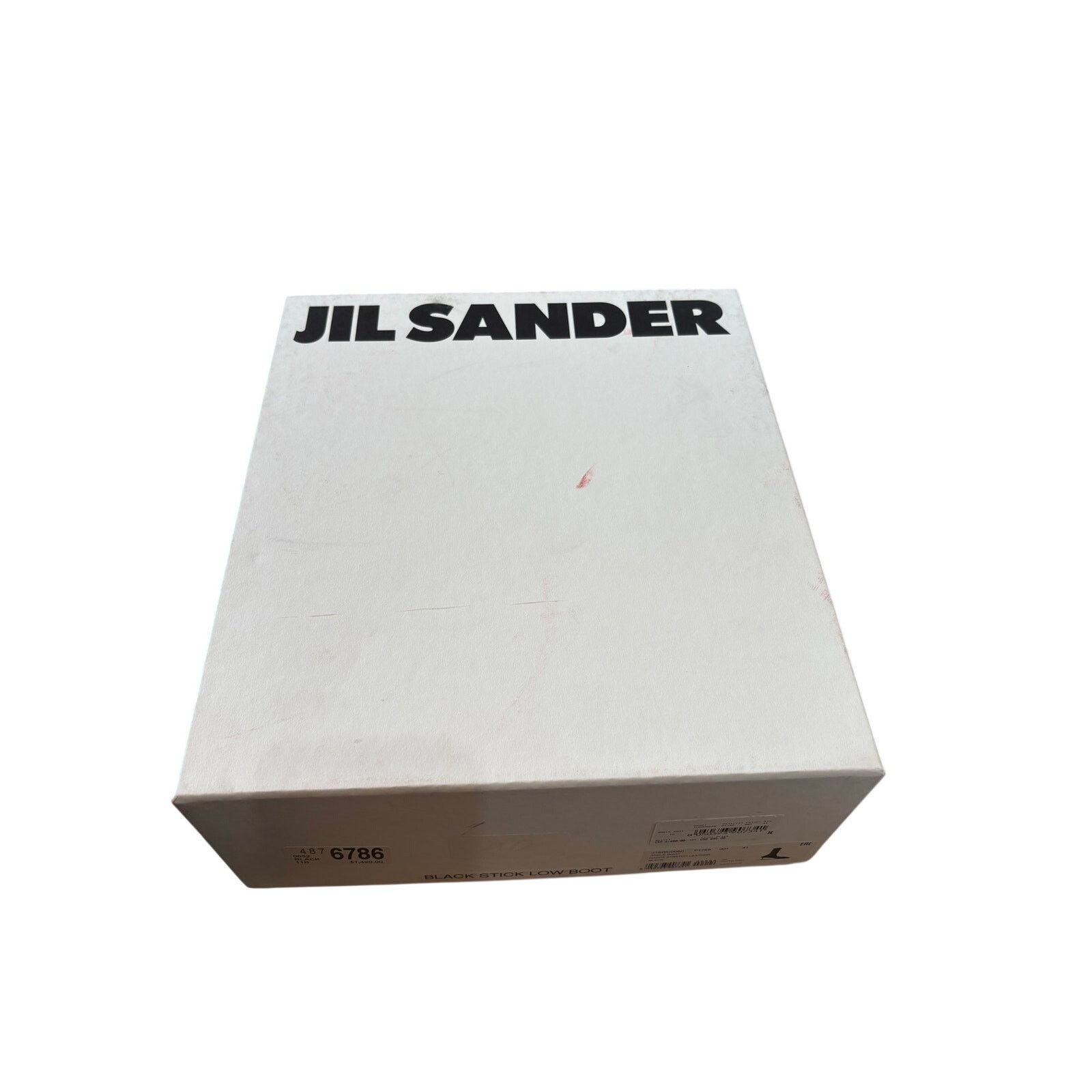 Jil Sander Jil Sander, Black Stick Low Boot, NWT, 41 Size US 10.5 / IT 40.5 - 9 Thumbnail