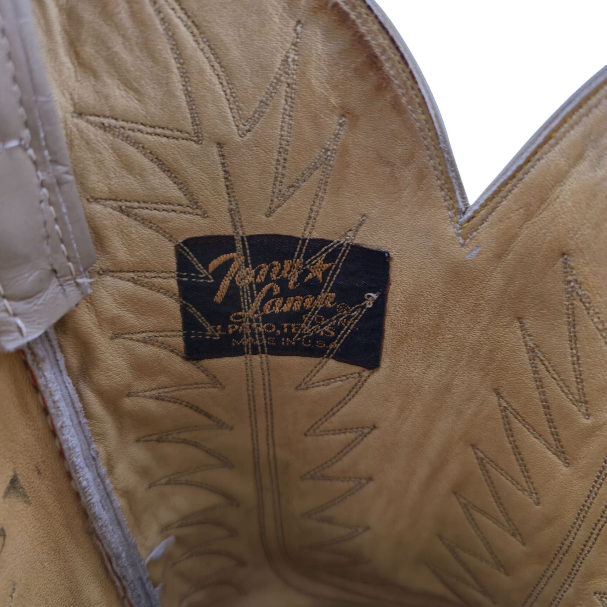 Tony Lama Tony Lama Exotic Ostrich Men Size 9.5D Cream Beige Leather Size US 9.5 / EU 42-43 - 15 Thumbnail