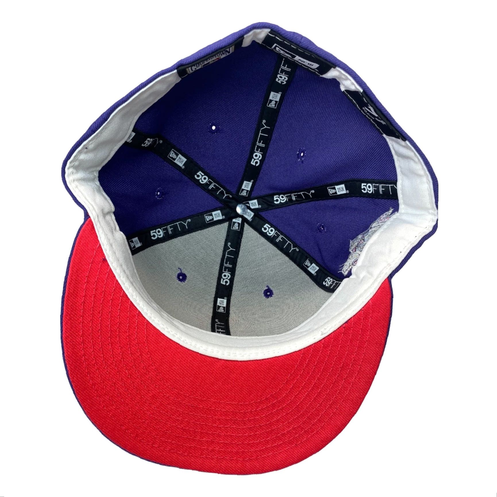 New Era NEW ERA HAT Baseball Cap YANKEES FITTED 7 5/8 Purple Daybreakers UV 1998 Hat Club Exclusive Mens Size ONE SIZE - 6 Thumbnail