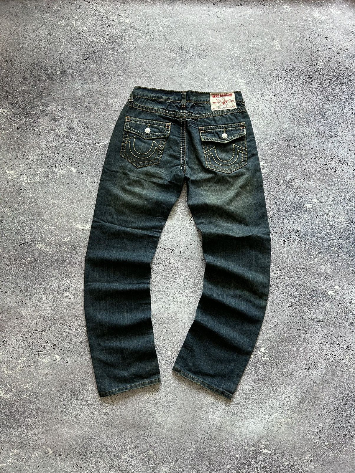 True Religion × Vintage True Religion Jeans Made In USA Chief Keef Style Y2K RAP Size US 34 / EU 50 - 1 Thumbnail