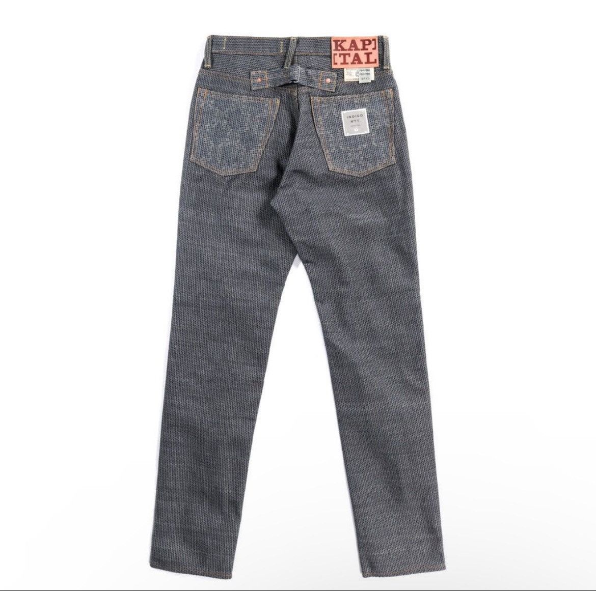 Kapital × Kapital Kountry Kapital Century Denim Indigo No 7S 5p Monkey Cisco- Stone Size US 30 / EU 46 - 1 Thumbnail