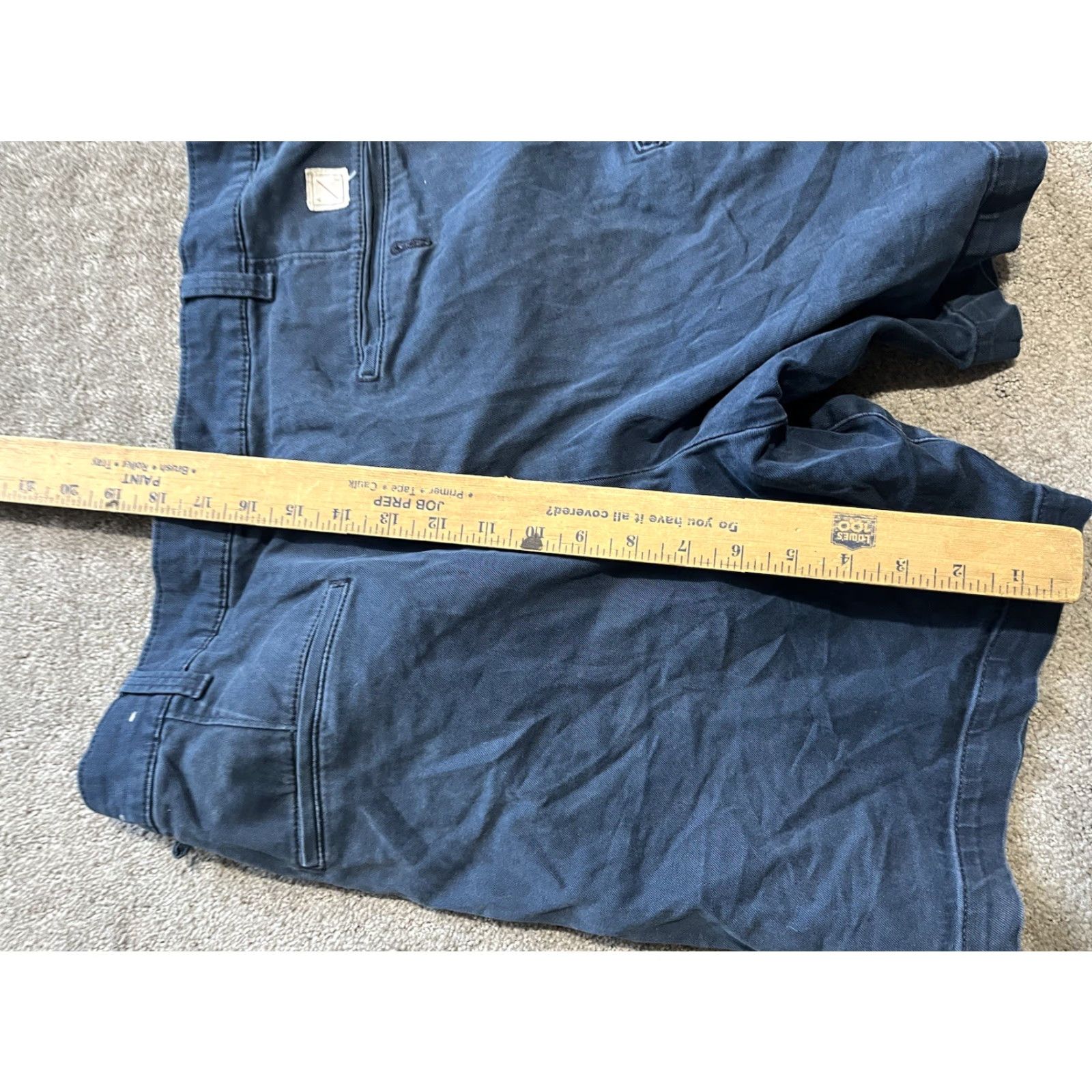 American Eagle Outfitters American Eagle Outfitters Men Chino Short Workwear Blue 34 Regular Slim 8 in Inseam Pockets Casual Workwear Size US 34 / EU 50 - 5 Thumbnail