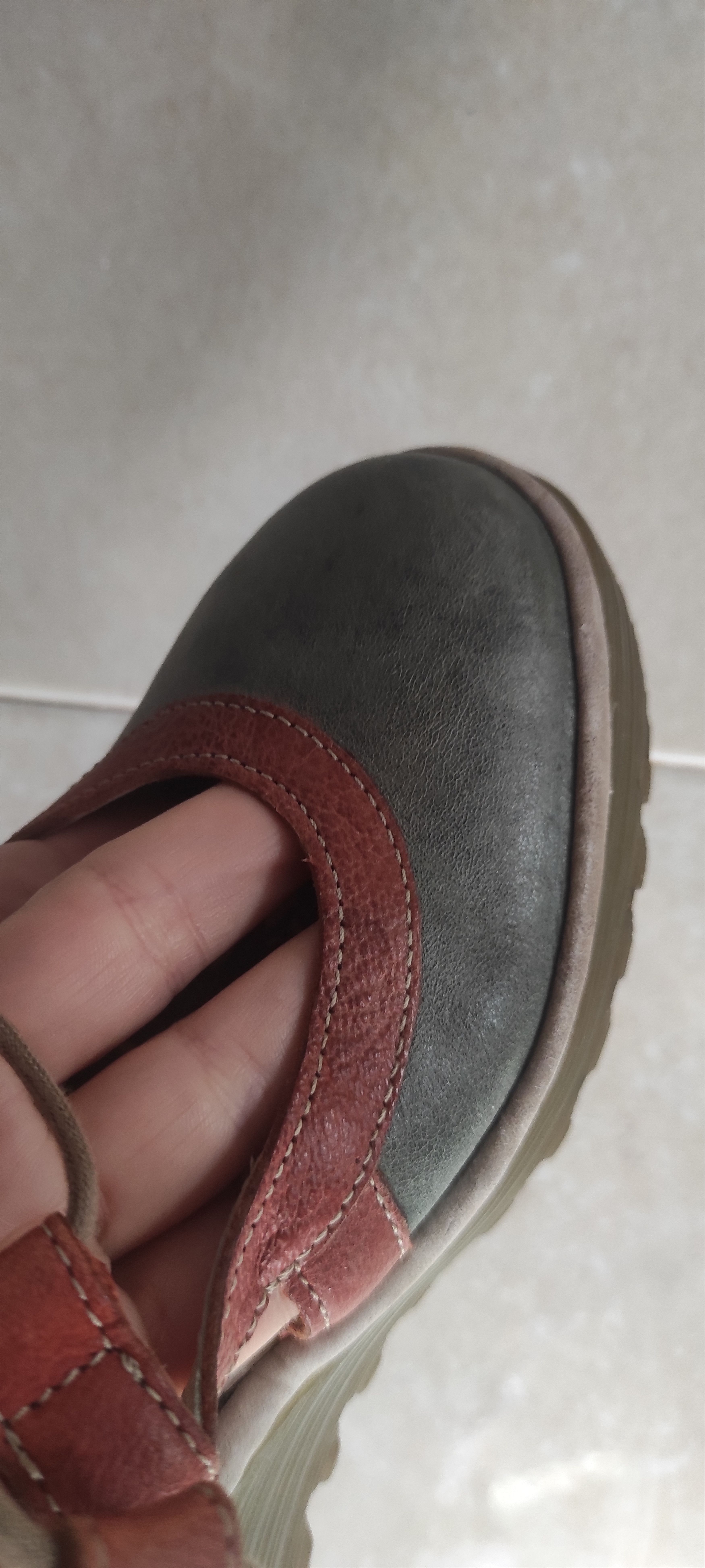 Fly London Fly London Yett Platform Heels Leather Chunky Wedge Shoes Size US 6.5 / IT 36.5 - 20 Thumbnail