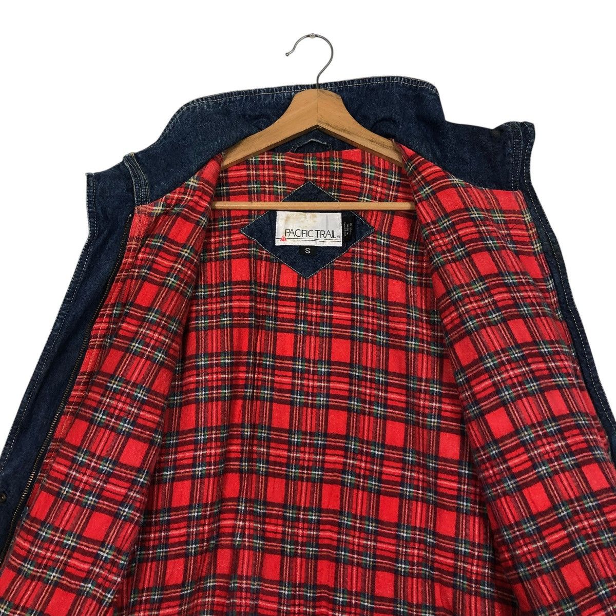 Japanese Brand 🔥VINTAGE BIKER DENIM JACKET BLANKET PACIFIC ISSEY MIYAKE Size US S / EU 44-46 / 1 - 16 Thumbnail