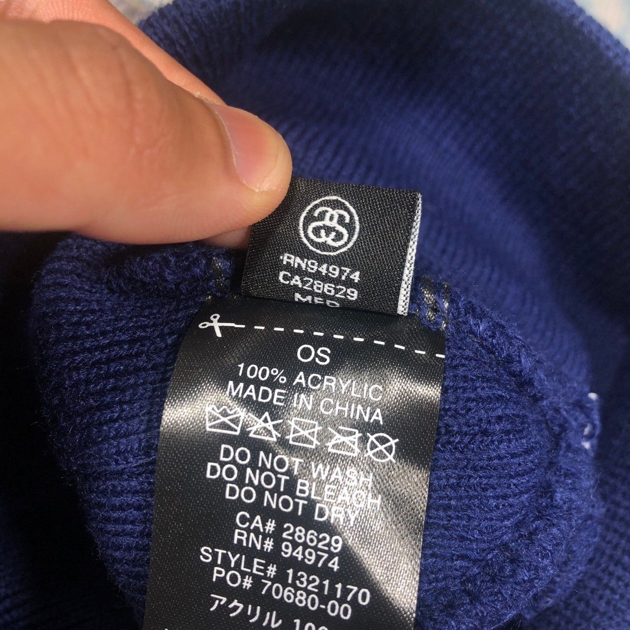 Stussy × Vintage Stussy Small SS-LINK Skullcap Beanie Size ONE SIZE - 5 Thumbnail
