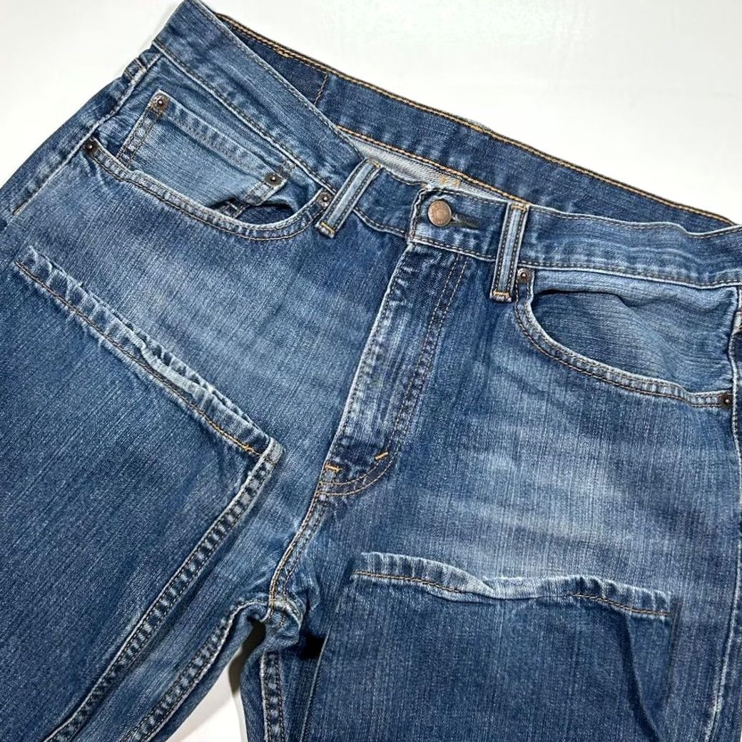 Levi's VINTAGE Levi's 505 Straight Jeans Denim Medium Wash Men 34x34 Blue Straight Men Jeans Size US 34 / EU 50 - 3 Thumbnail