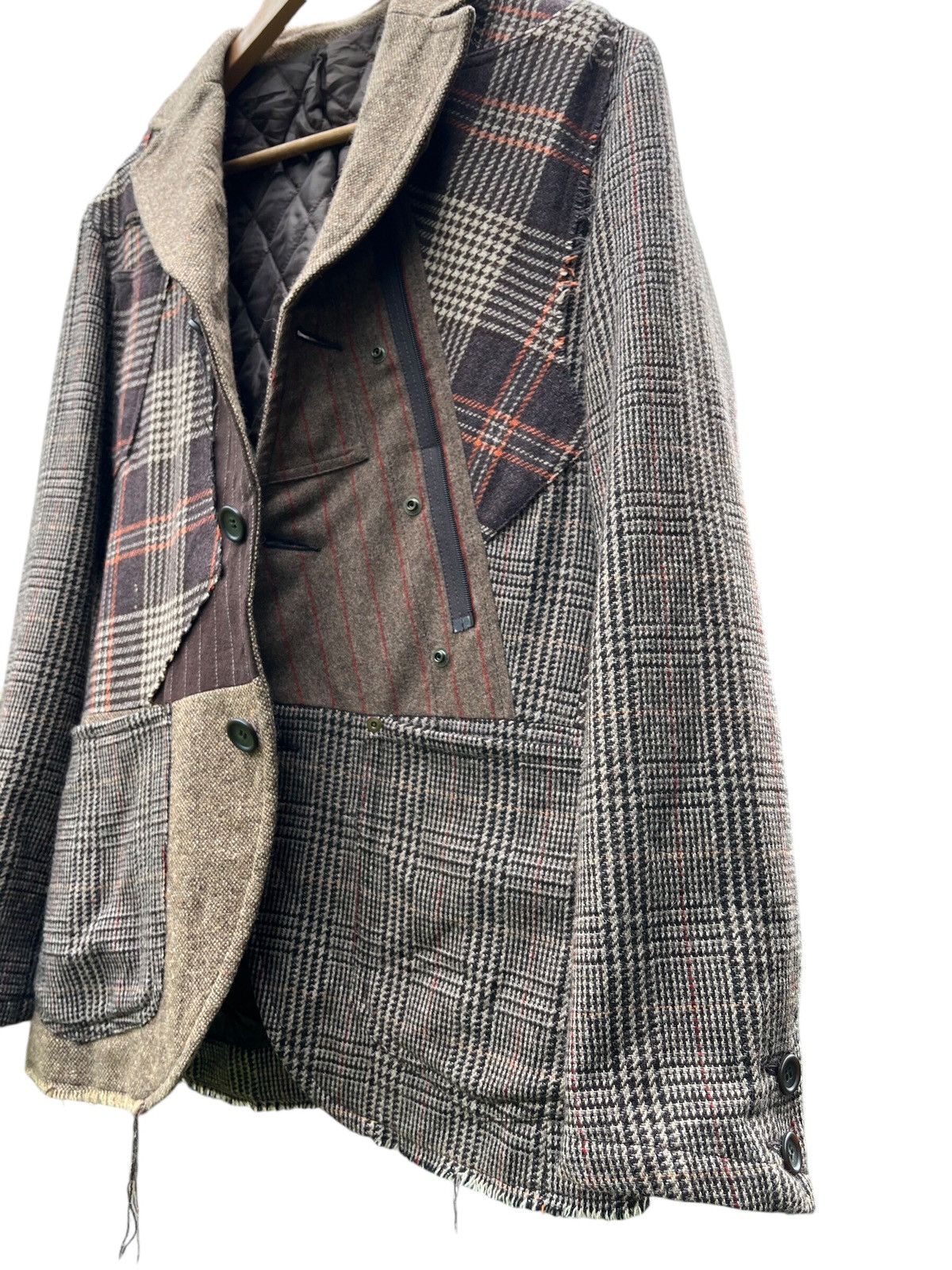 Japanese Brand Жизнь x Re B’2nd wool casual blazer jacket Size US M / EU 48-50 / 2 - 4 Thumbnail