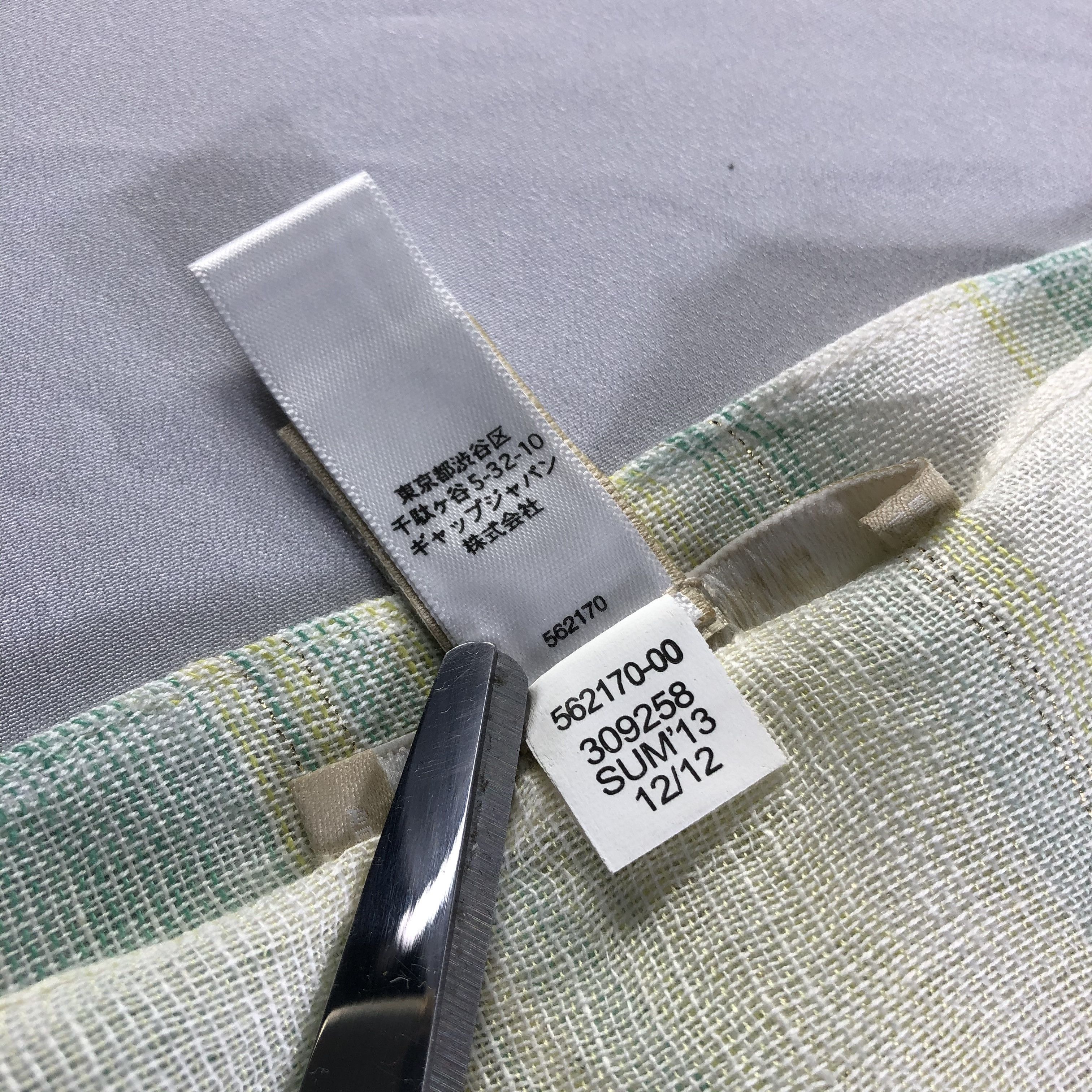 Banana Republic Banana Republic Cotton Scarf Muffler Neckwear V2454 Size ONE SIZE - 6 Thumbnail