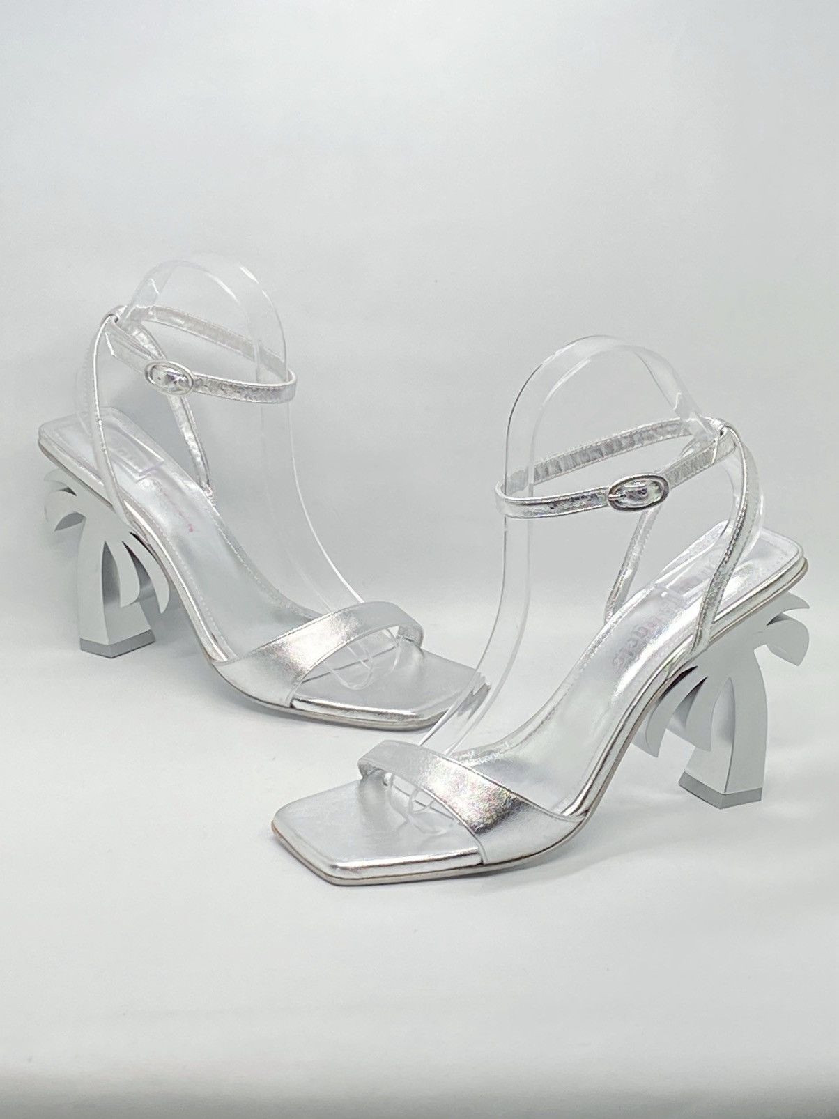 Palm Angels Palm Angels Palm metallic leather sandals size 38 Size US 8 / IT 38 - 10 Thumbnail