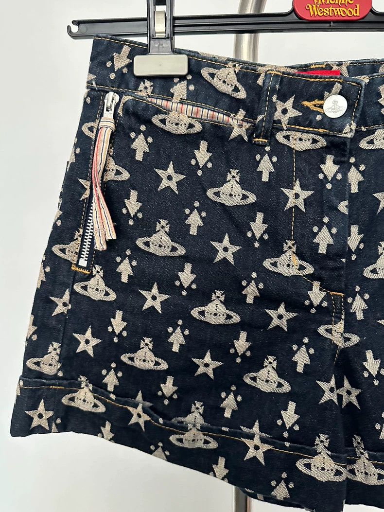 Vivienne Westwood Vivienne Westwood sizeS Saturn Logo Cowboy Trousers Size 26" / US 2 / IT 38 - 4 Thumbnail