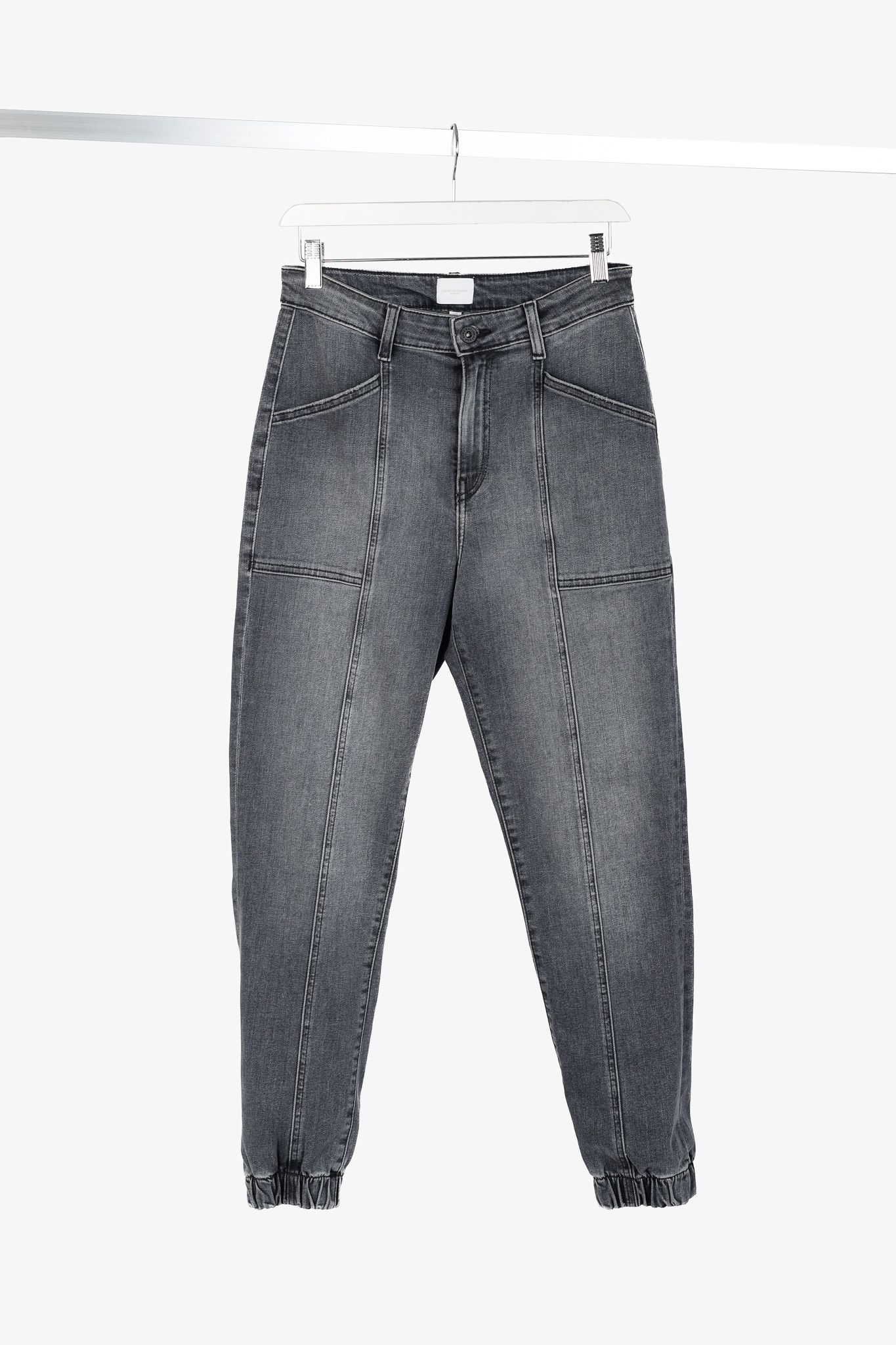 Jonathan Simkhai Jonathan Simkhai Wiley Medium Pebble Denim Joggers Size 28" / US 6 / IT 42 - 1 Thumbnail