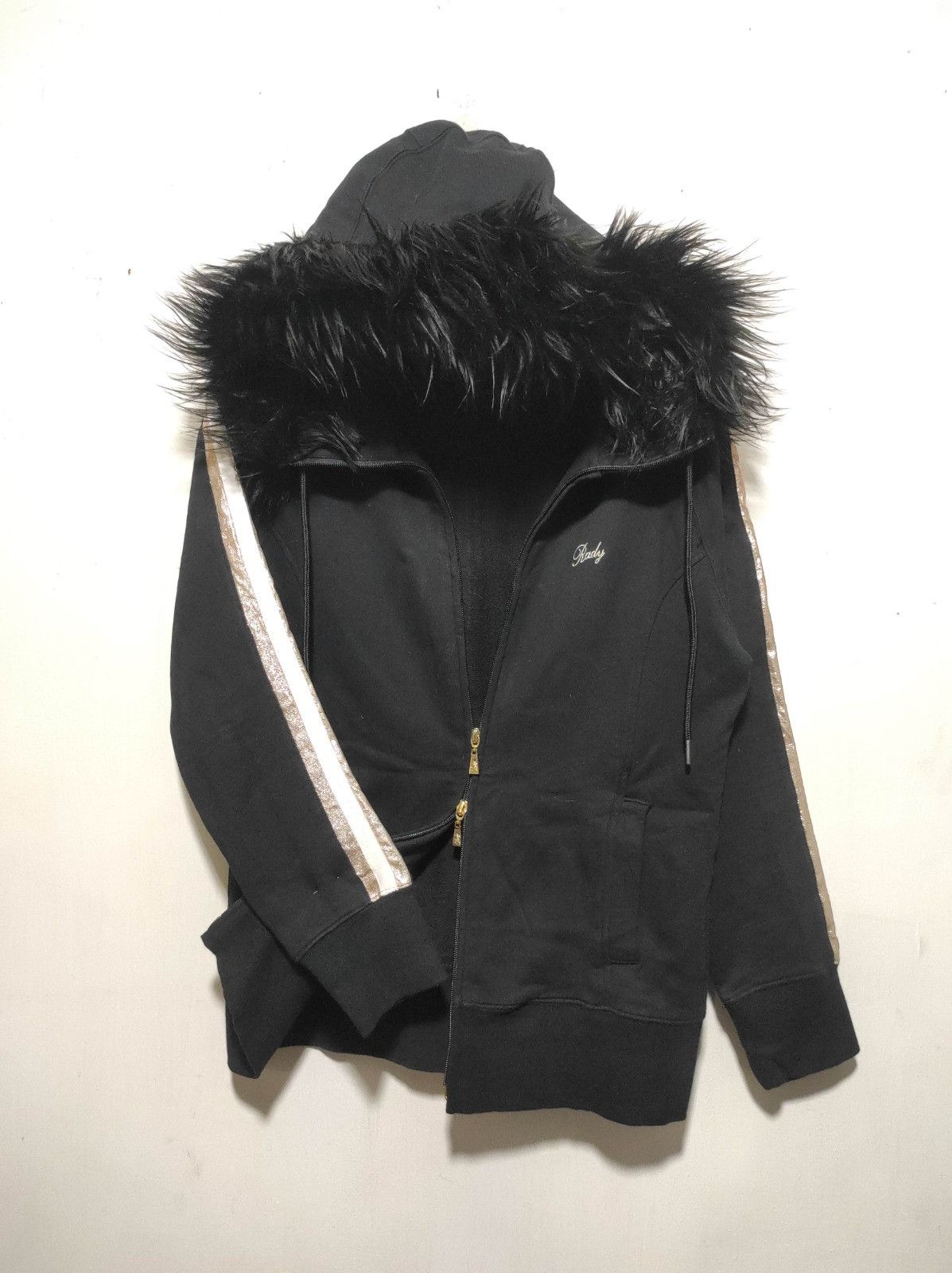 Japanese Brand Rady black double zip fur hoodie LGB style Size US S / EU 44-46 / 1 - 2 Thumbnail