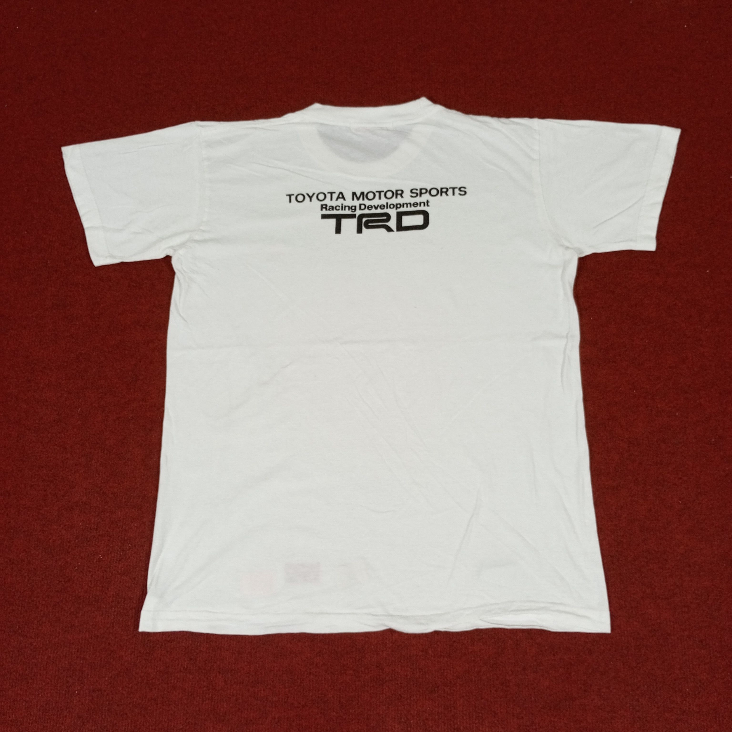 Japanese Brand × Vintage TRD Toyota Motorsports Racing Development Tshirt Size US M / EU 48-50 / 2 - 1 Thumbnail