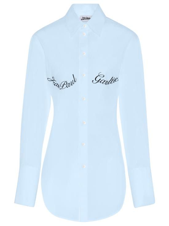 Jean Paul Gaultier JEAN PAUL GAULTIER Women Shirts 25 33 F CH088I C071 52 Blue Size S / US 4 / IT 40 - 1 Thumbnail