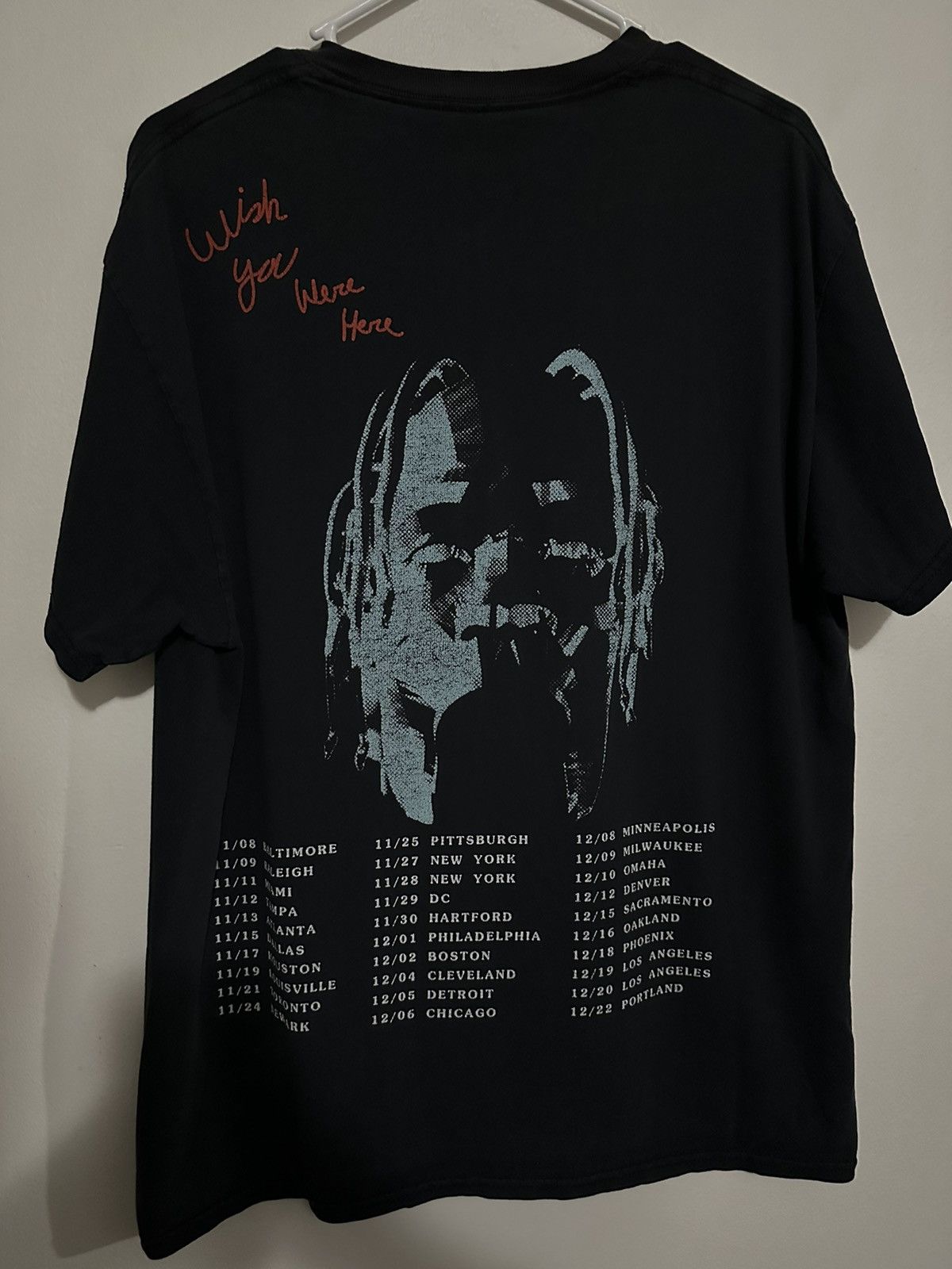 Travis Scott Travis Scott Astroworld Tour Tee Size US M / EU 48-50 / 2 - 3 Thumbnail