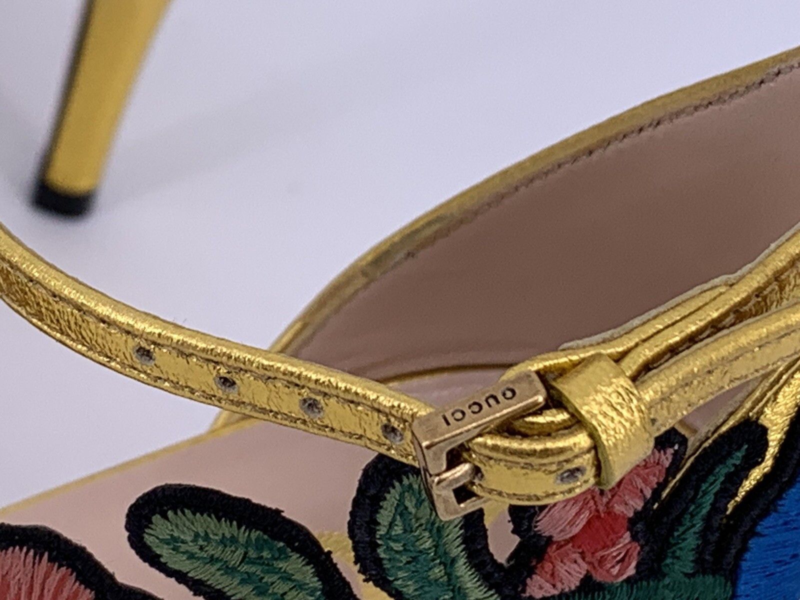 Gucci New Gucci Heels Sandalen Size IT-36,5 / US-6,5 Size US 6.5 / IT 36.5 - 11 Thumbnail