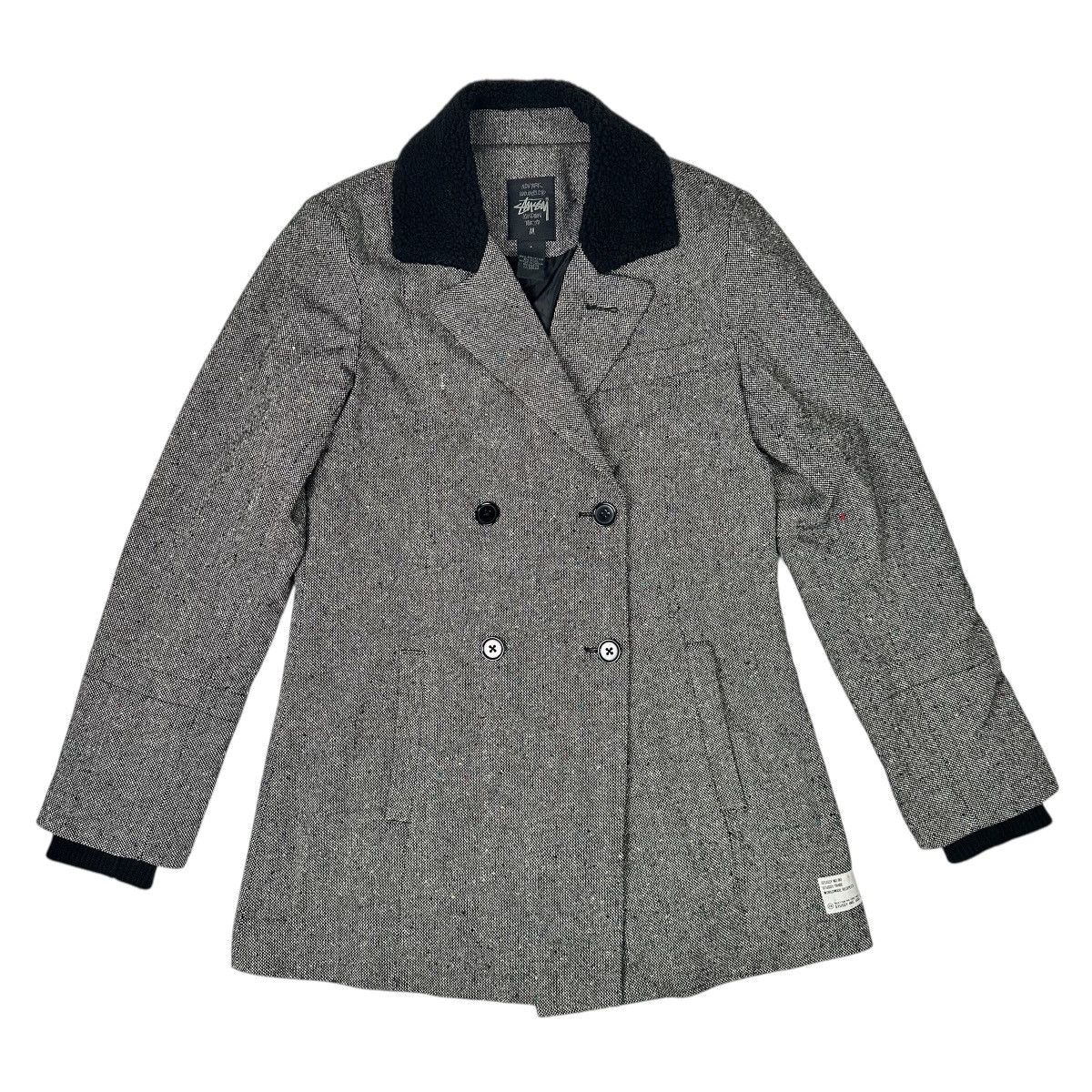 Stussy Vintage Stussy Pea Coat Pockets Double Breasted Jacket Rare Size M / US 6-8 / IT 42-44 - 1 Thumbnail