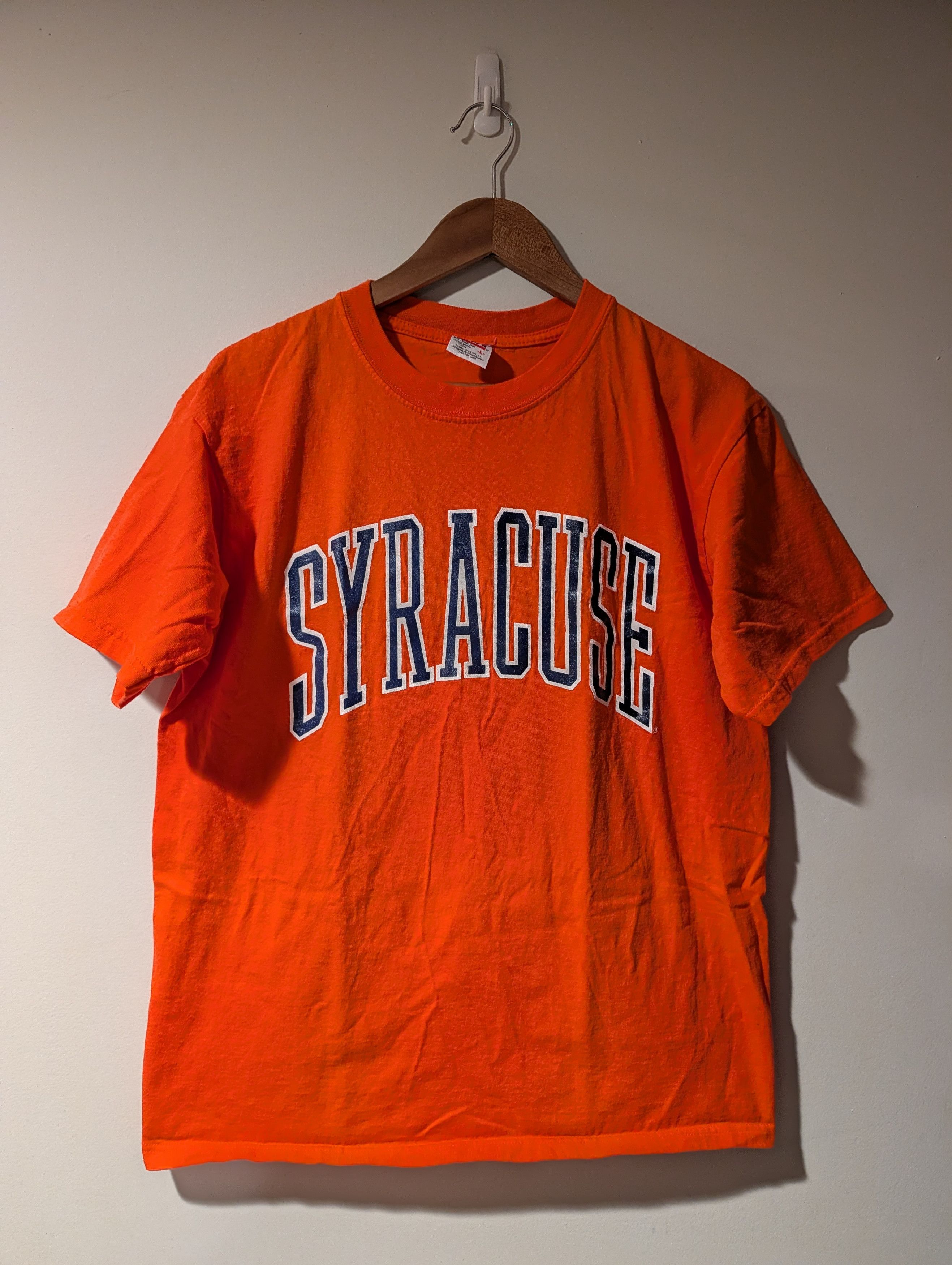 NCAA Vintage 90s Syracuse Arch Logo College Orangemen T-Shirt Size US L / EU 52-54 / 3 - 1 Thumbnail