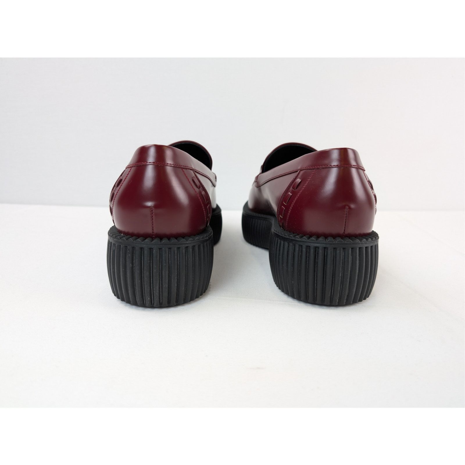 Gucci o1rshd1 Horsebit Creeper Loafer in Rosso Ancora Red leather Size US 11.5 / EU 44-45 - 12 Thumbnail