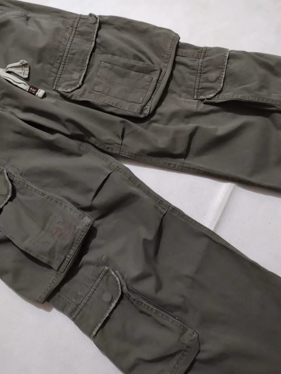 Abercrombie & Fitch Abercrombie & Fitch Multipocket Cargo Tactical Pants Size US 32 / EU 48 - 4 Thumbnail