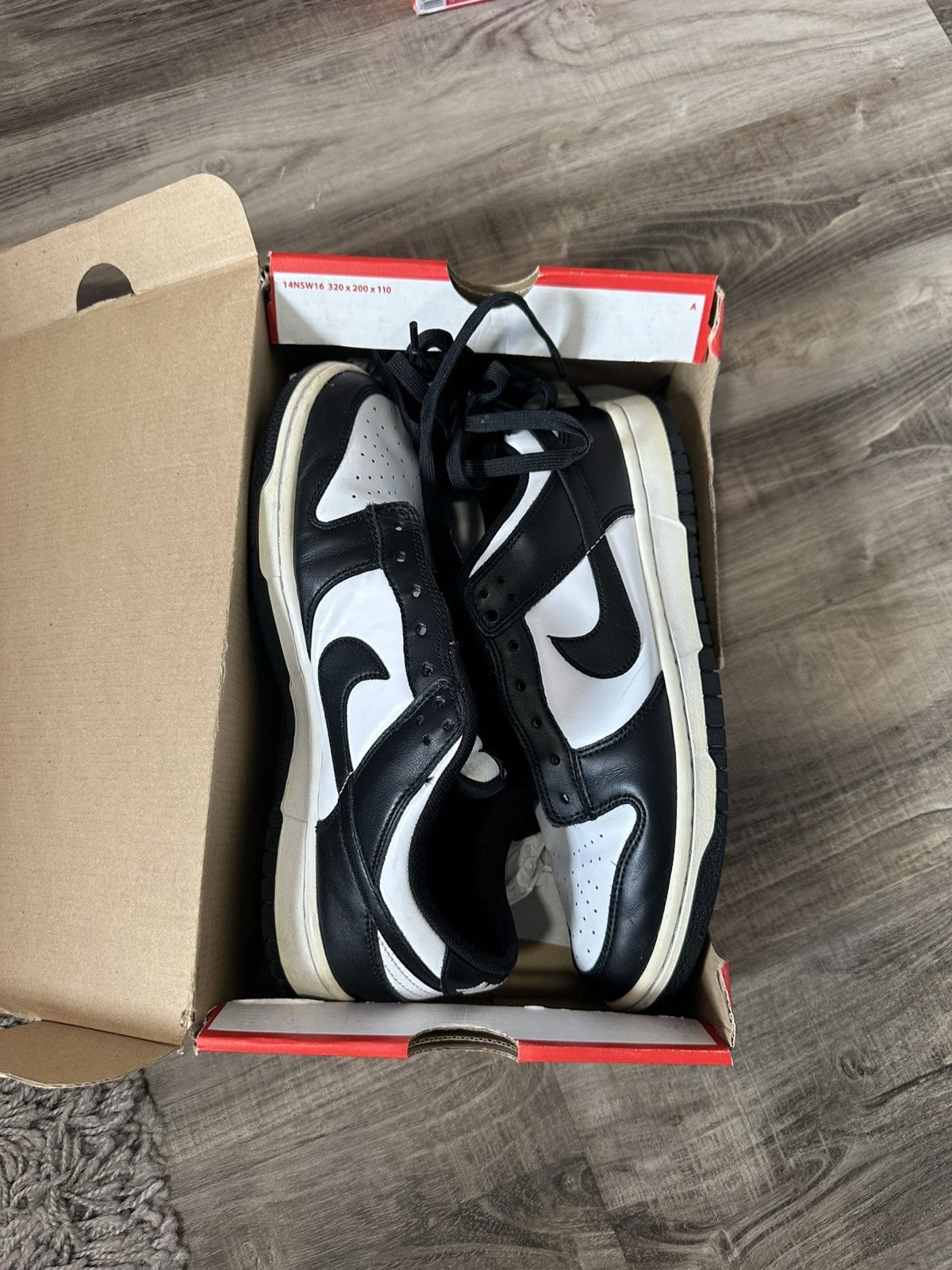 Nike Panda Nike Dunk Low Size US 9 / EU 42 - 7 Thumbnail