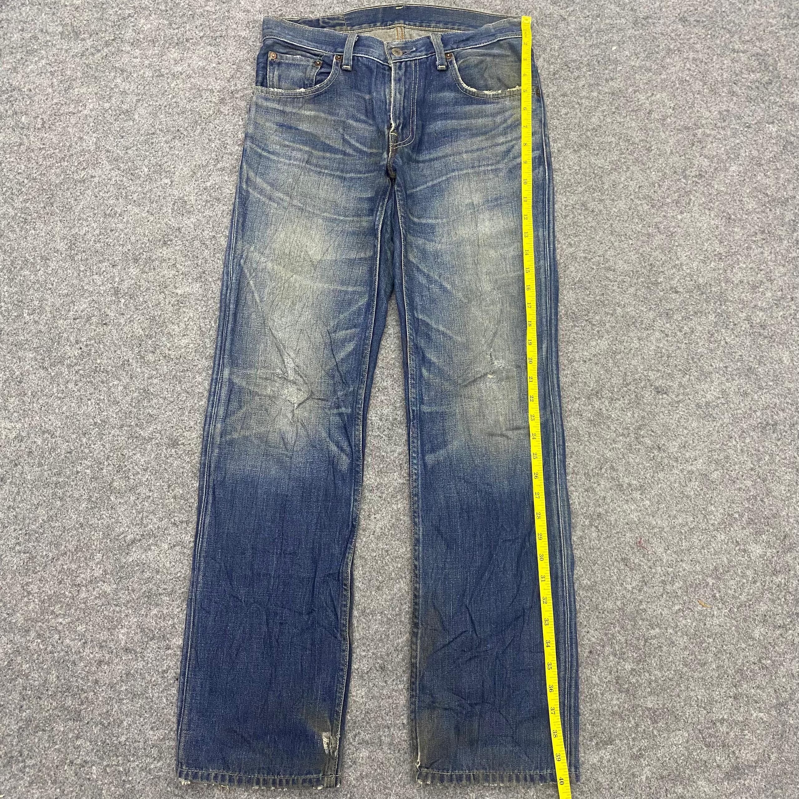 Levi's Vintage Levis 503 Distressed Denim Kurt Cobain Style Size US 30 / EU 46 - 2 Thumbnail