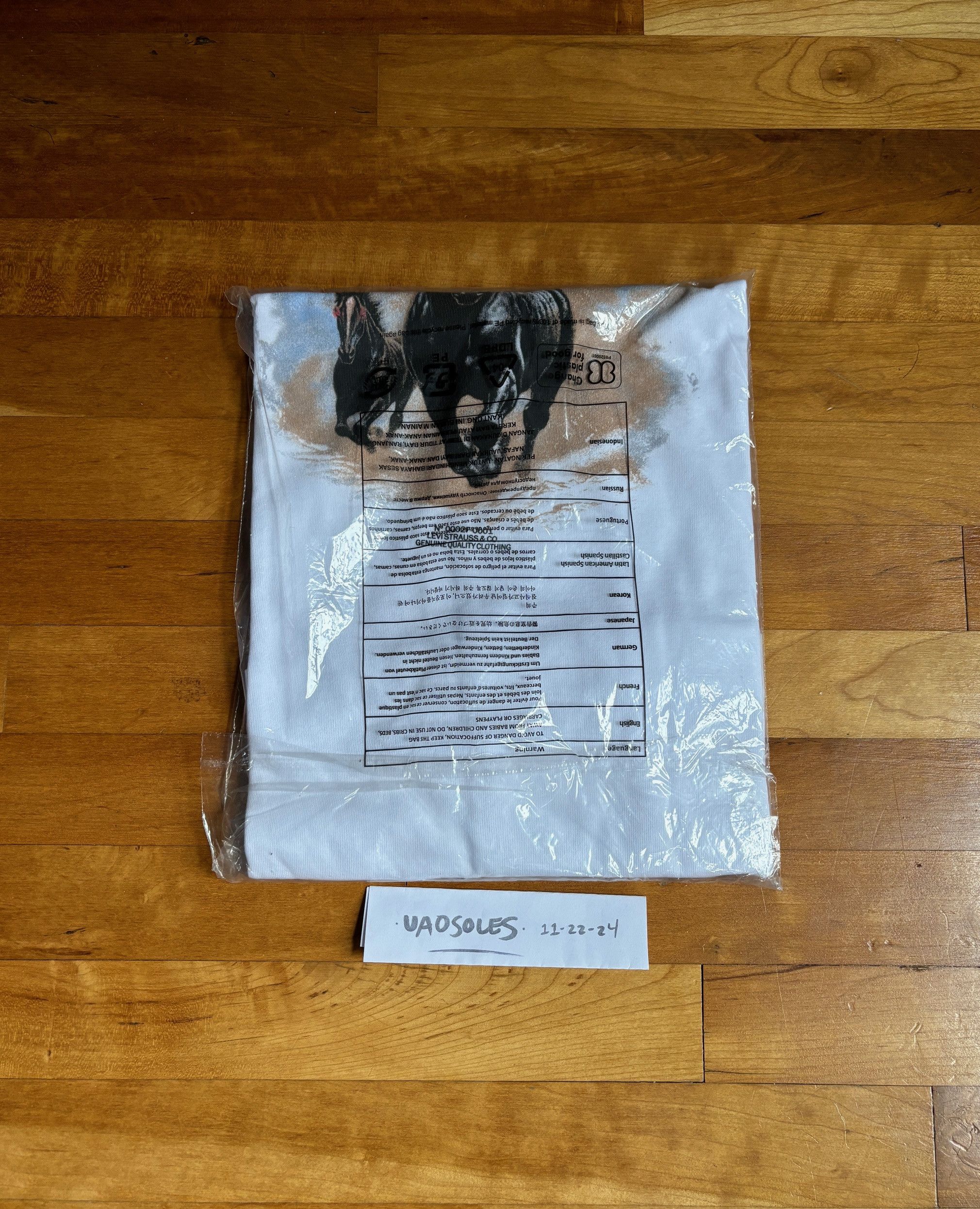 JJJJound × Levi's Levi's Jjjjound Horse Graphic T-shIRT Size US XL / EU 56 / 4 - 3 Thumbnail