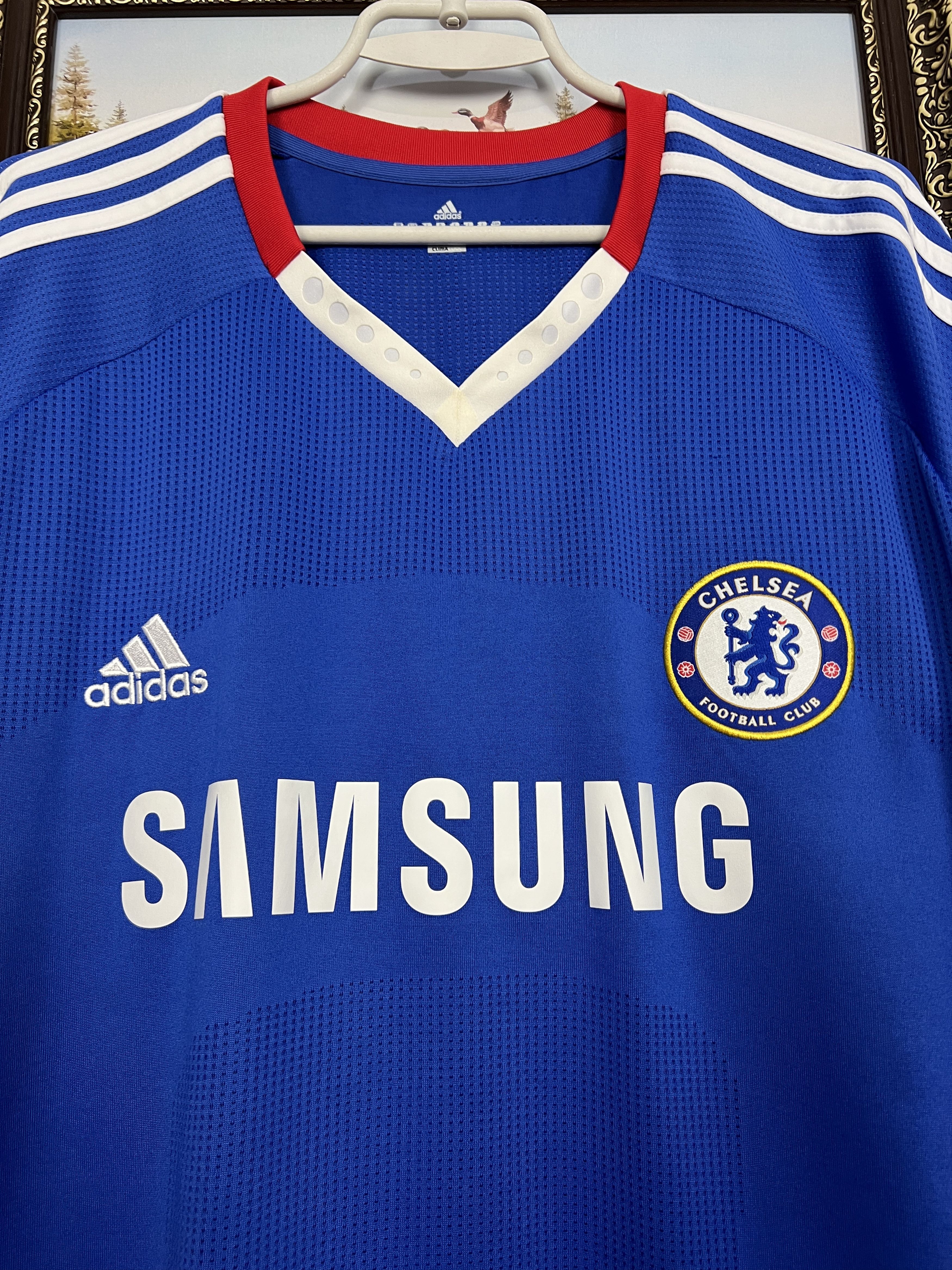 Adidas Chelsea Home football shirt 2010 Soccer Adidas Jersey Trikot Size US XXL / EU 58 / 5 - 3 Thumbnail
