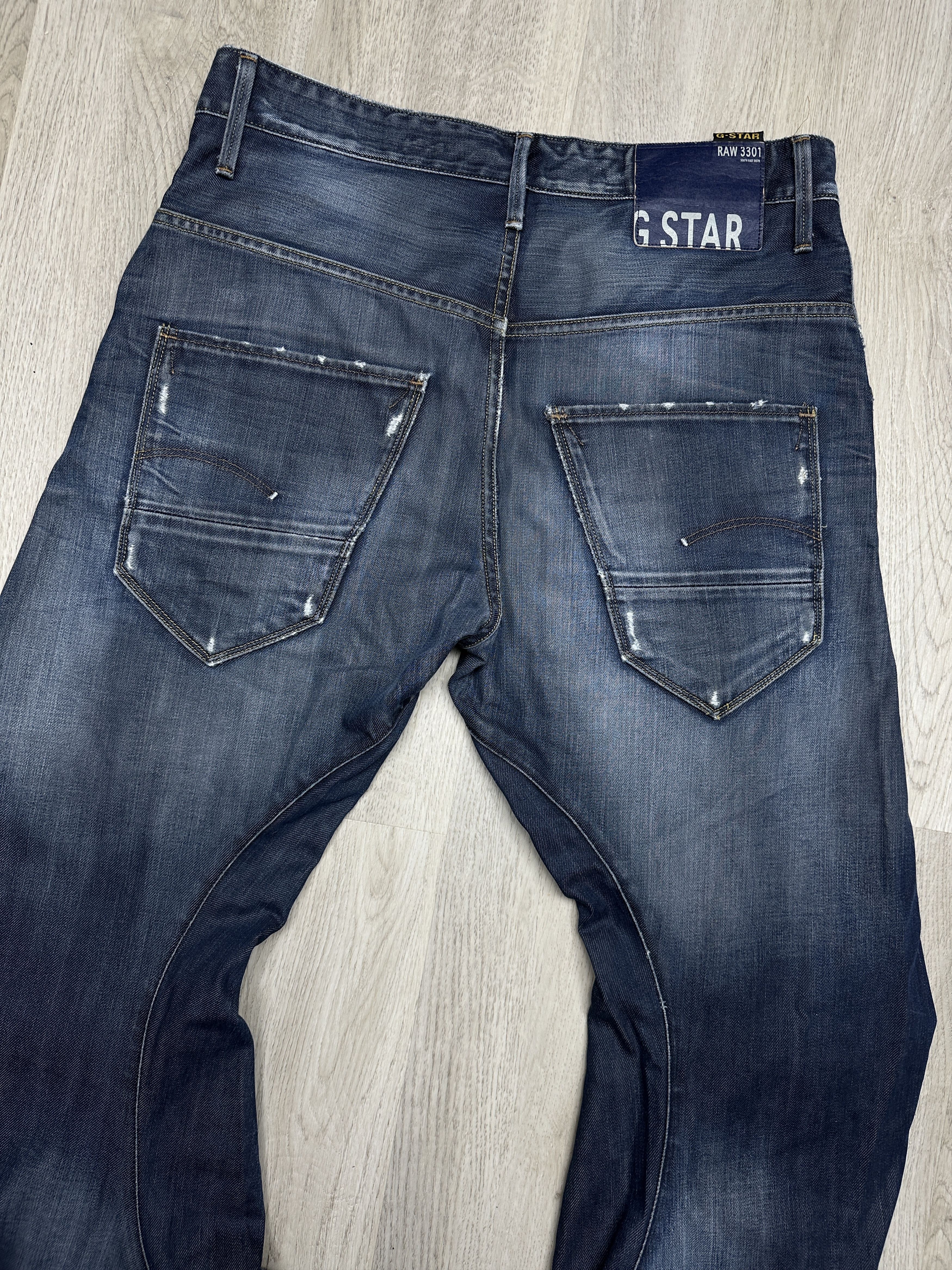 G-Star G Star Raw Mens Arc Loose Tapered Denim Pants Jeans Size US 32 / EU 48 - 8 Thumbnail
