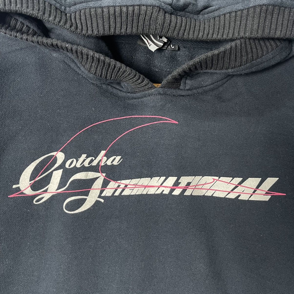 Gotcha Vintage GOTCHA Surf Hoodie Black Graphic Logo Size L Size US M / EU 48-50 / 2 - 6 Thumbnail