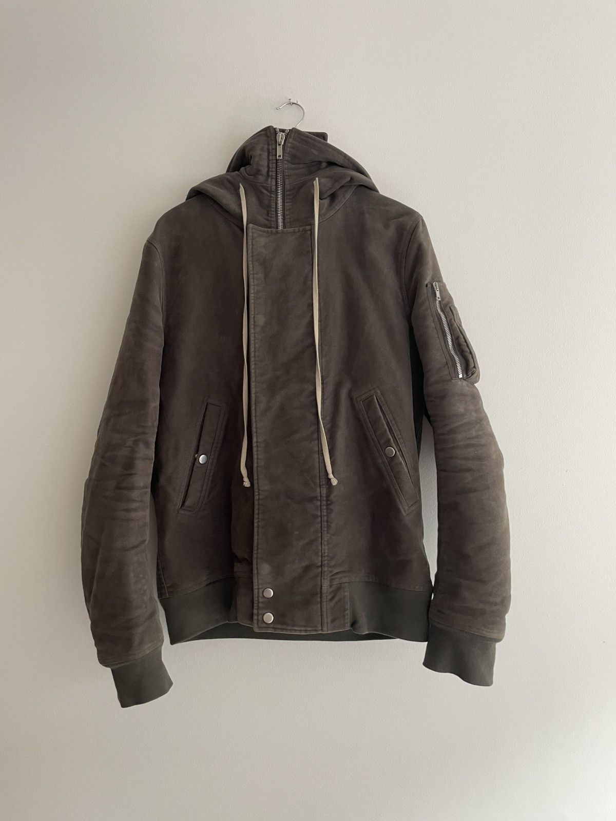 Rick Owens Moleskin Exploder Parka