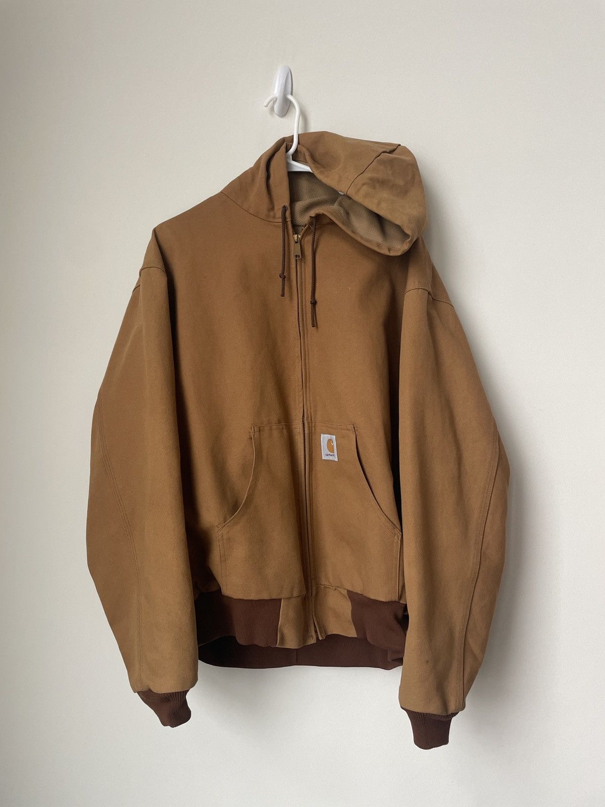 image of Brown Carhartt Active Jacket, Men's (Size 2XL)