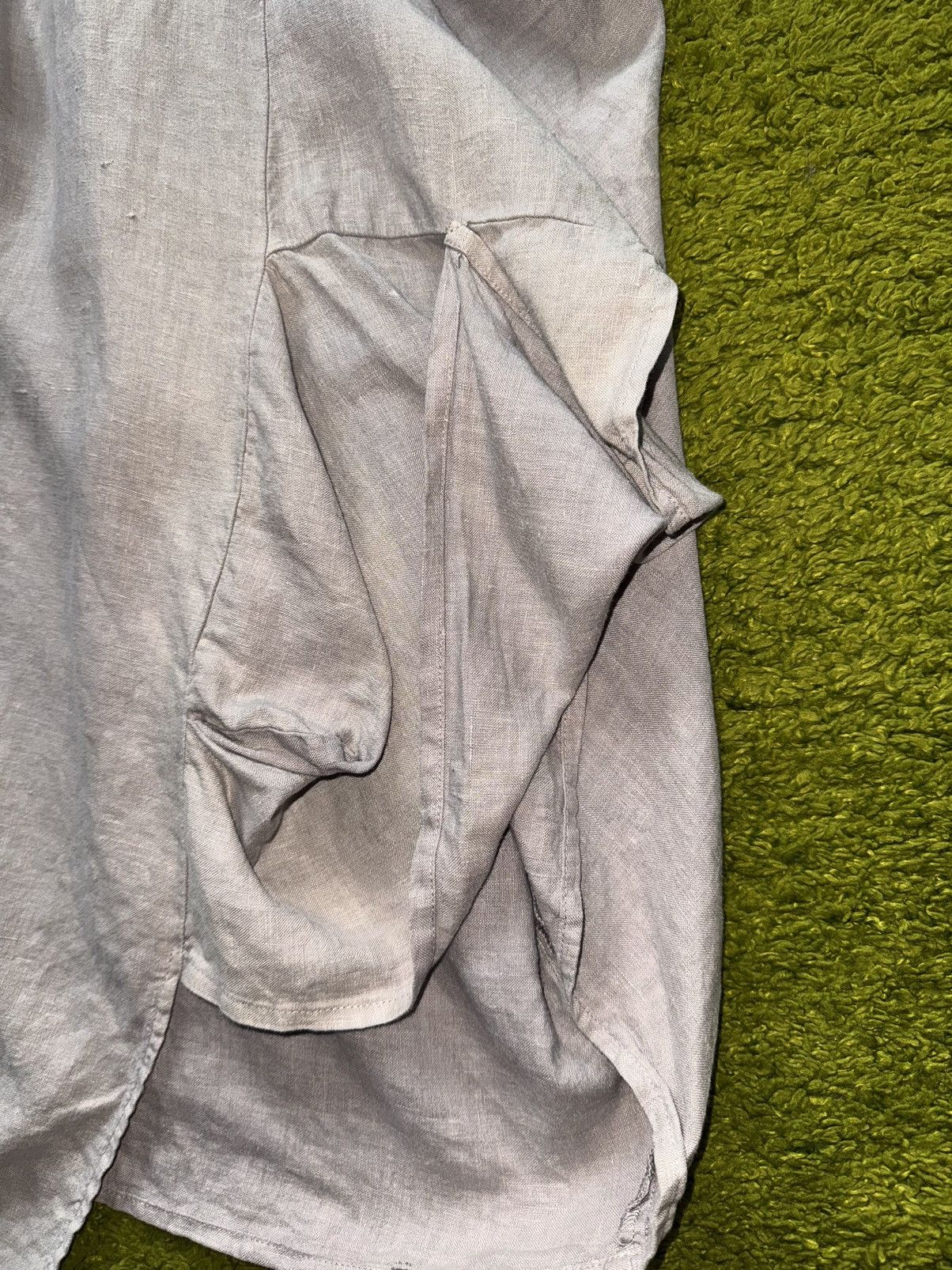 Hysteric Glamour Grizas 100% linen avant garde assymetric wide dress Size XL / US 12-14 / IT 48-50 - 3 Thumbnail