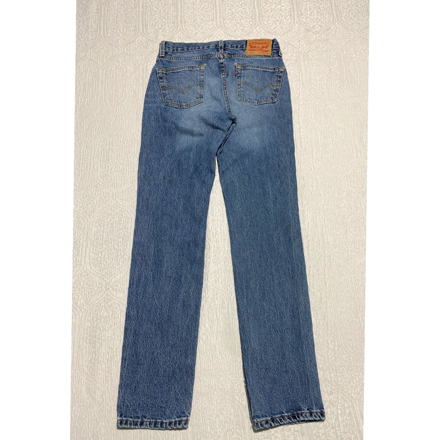 Levi's Levi's 511 Slim Fit Jeans Men 30 W30 L32 Distressed Ripped Knee Light Blue Denim Size US 30 / EU 46 - 2 Thumbnail