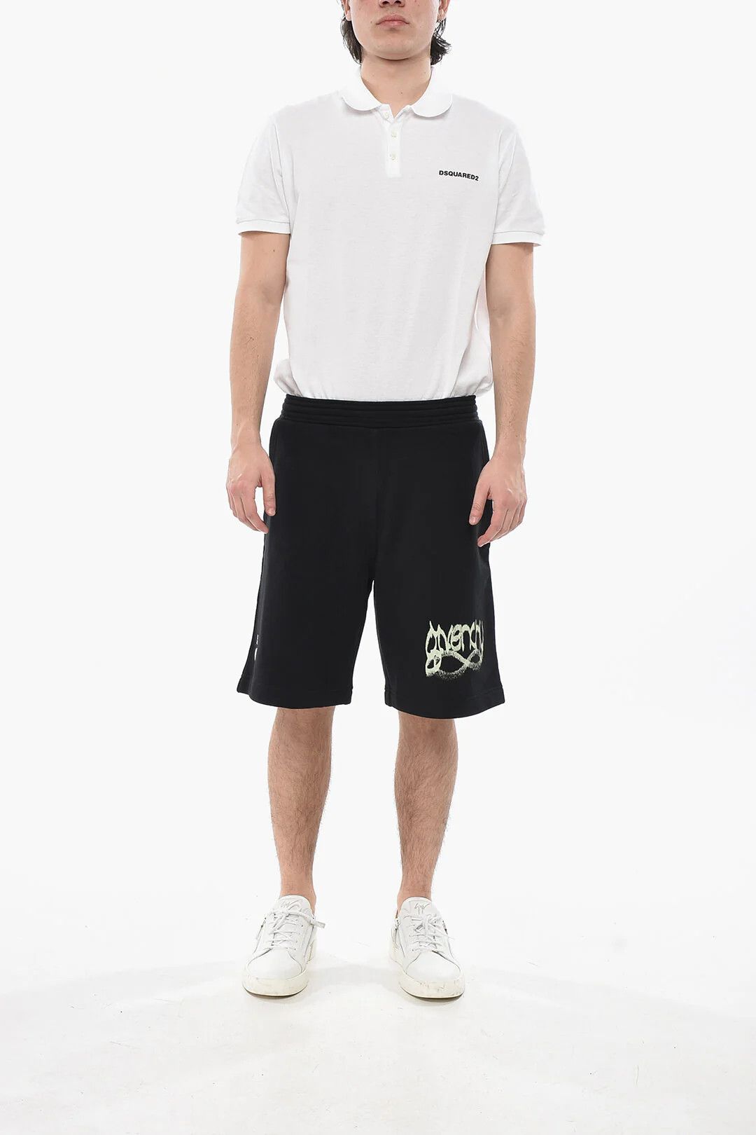 Givenchy og1mm0326 Brushed Cotton Short in Black Size US 40 / EU 56 - 4 Thumbnail