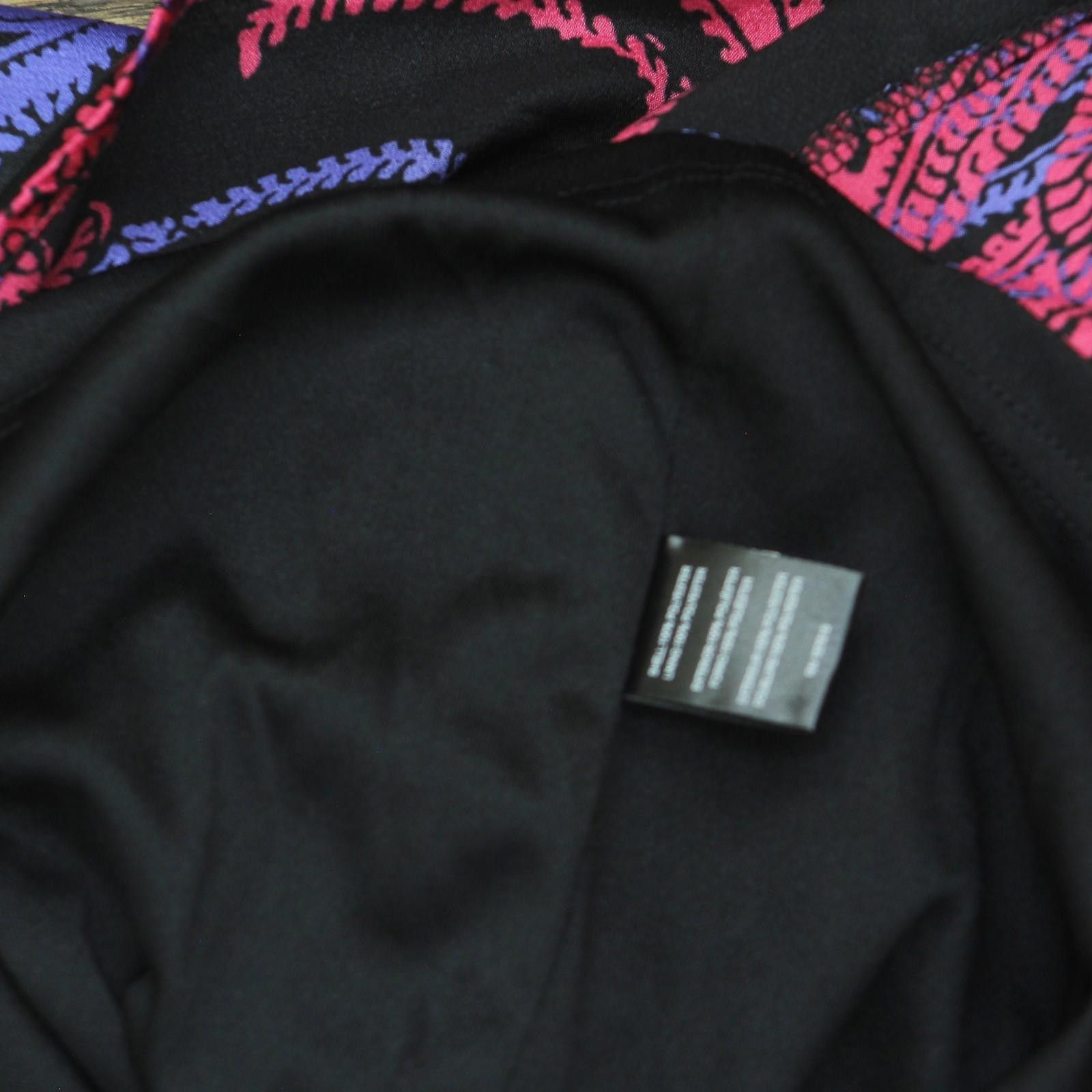 Other Nwt Tahari Asl Faux-wrap Dress Dem643-t4 Black Cobalt 12 Size XL / US 12-14 / IT 48-50 - 5 Thumbnail