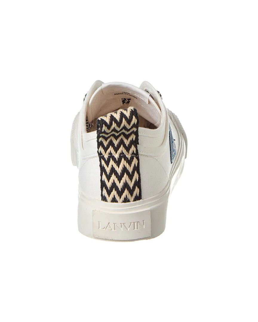 Lanvin o1y0125 Logo Low-Top Sneakers in White Size US 8 / EU 41 - 2 Thumbnail
